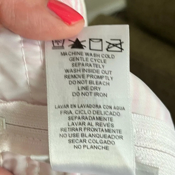 Bonnie Jean Dress Girl’s 12 Pink & White Metallic Cute Preppy Special Occasion - Picture 6 of 7